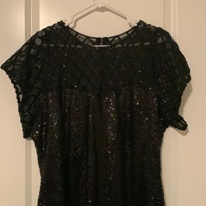 Woman’s flapper 60s style 3X size 20 black dress